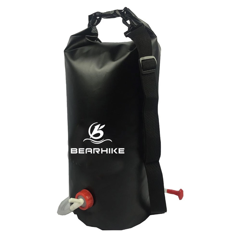 Key components and features of a camping shower bag